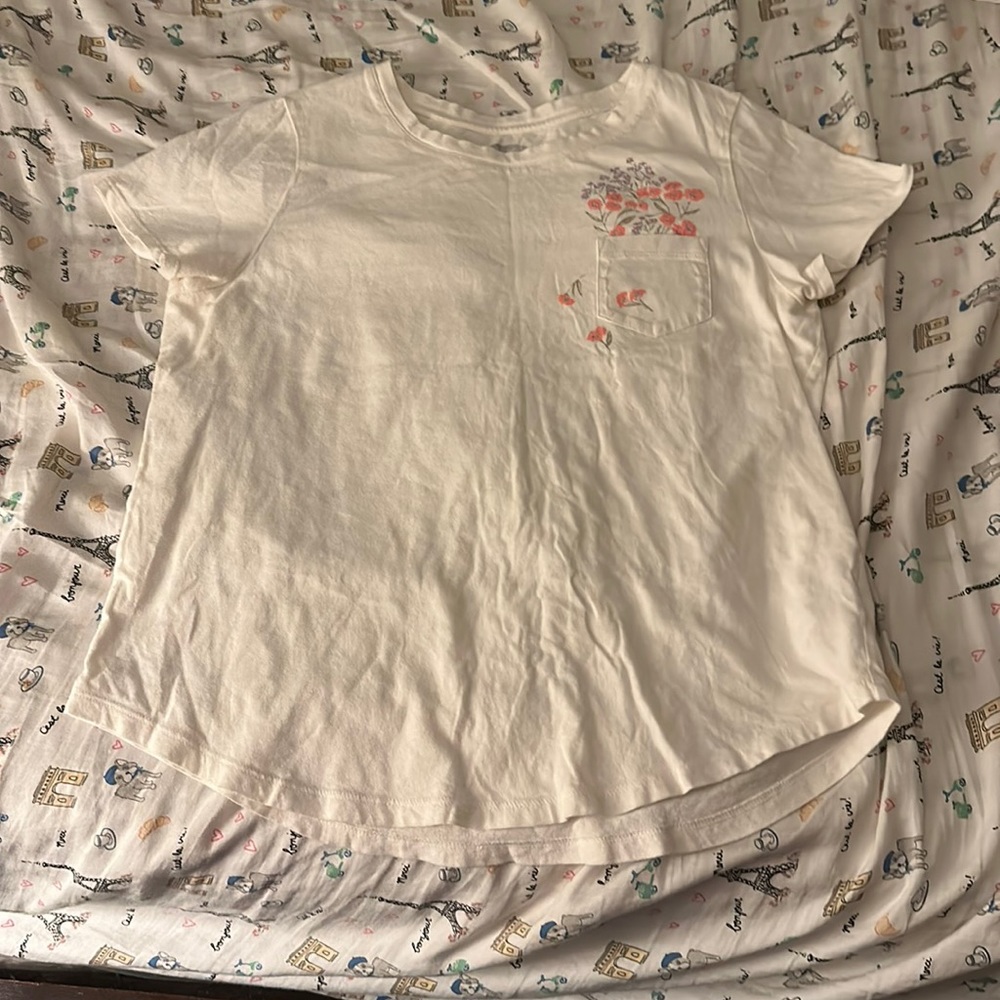 Old Navy Short Sleeve Floral Print T-Shirt Size Medium(EUC)